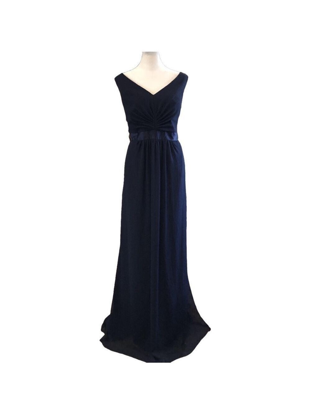 David’s Bridal Size 20 navy blue formal maxi dress. Mother of bride or groom